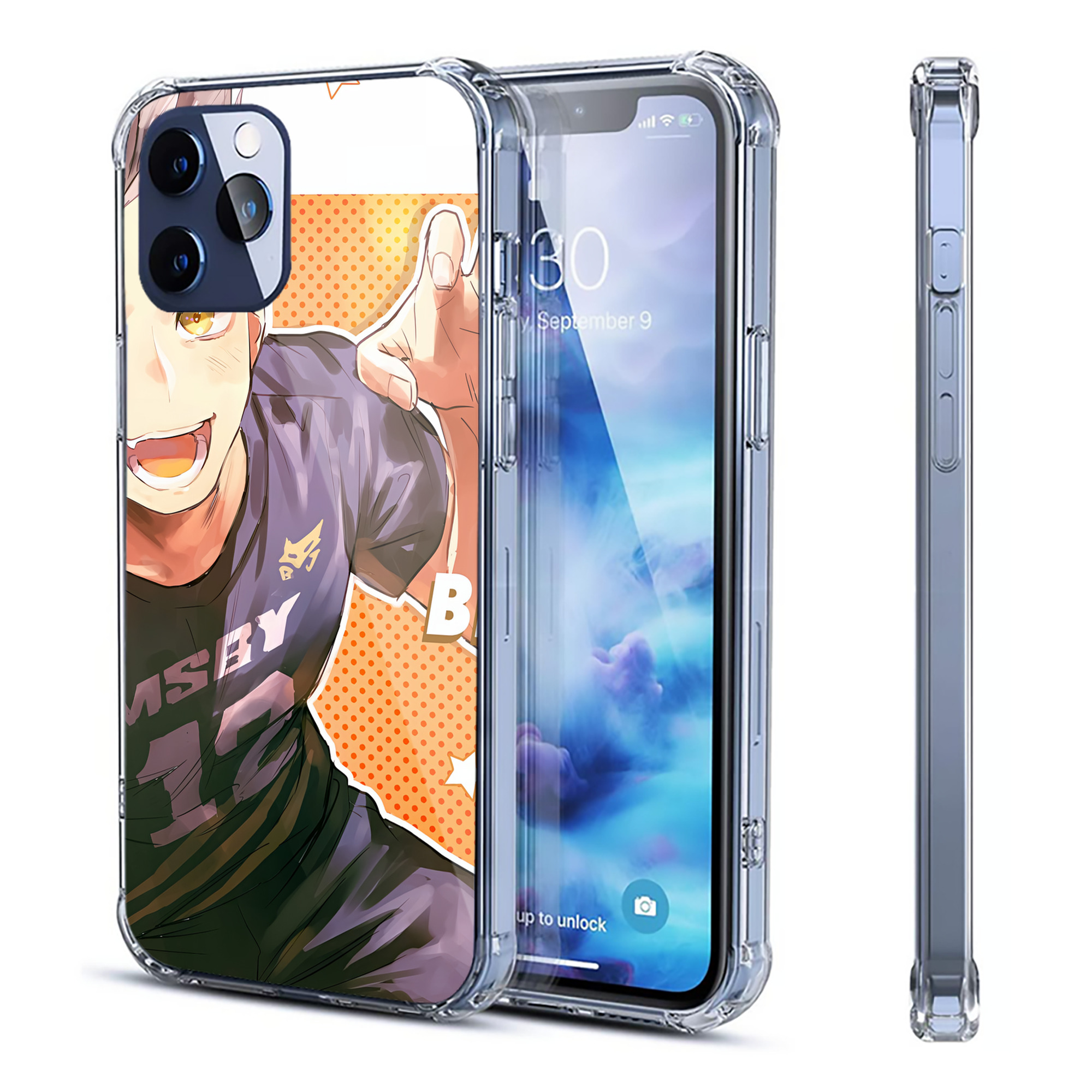 ハイキュー!! Haikyu!! 【iPhone 12シリーズ対応】透明スマホケース（クリアソフトケース）